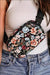 Découvrir le modèle floral pattern Sac Banane été en toile imprimée – pratique et robuste pour le voyage - modèle floral pattern - Banane Avenue ™