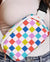 Découvrir le modèle Colorful Plaid Sac Banane été en toile imprimée – pratique et robuste pour le voyage - modèle Colorful Plaid - Banane Avenue ™