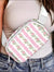 Découvrir le modèle White Flower Sac Banane été en toile imprimée – pratique et robuste pour le voyage - modèle White Flower - Banane Avenue ™