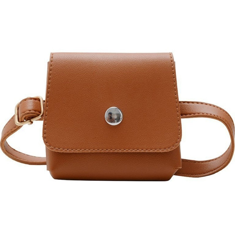 Sacoche Banane Cuir Marron Élégante