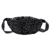 Sac Banane Paillettes Noires Tendance