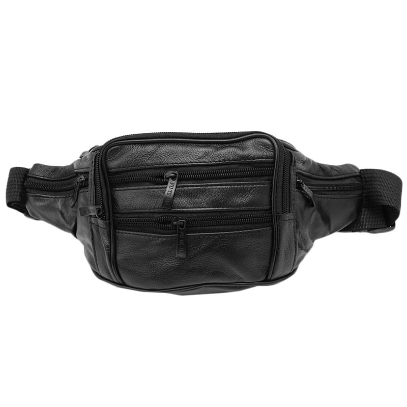 Sac Banane Cuir Marron Unisexe Pratique
