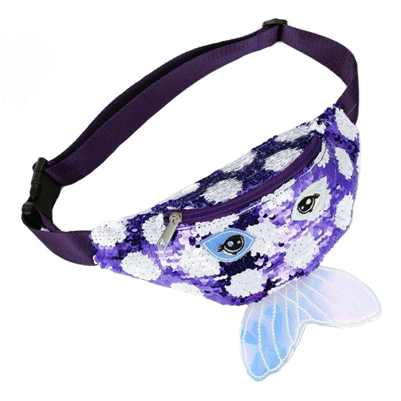 Sac Banane Paillettes Pois Multicolores Enfant