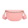 Sac Banane Élégant Rose Matelassé Chic
