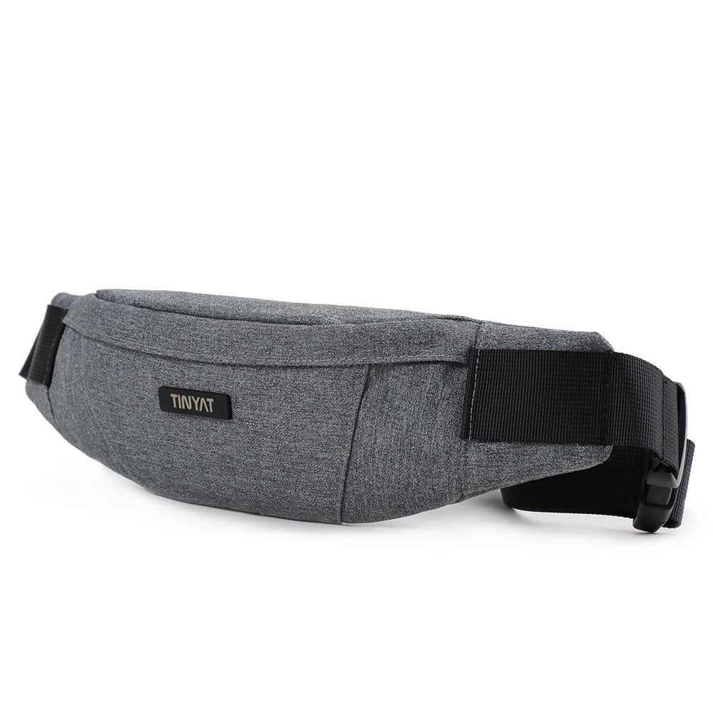 Sac Banane Urbain Élégant Gris Unisexe