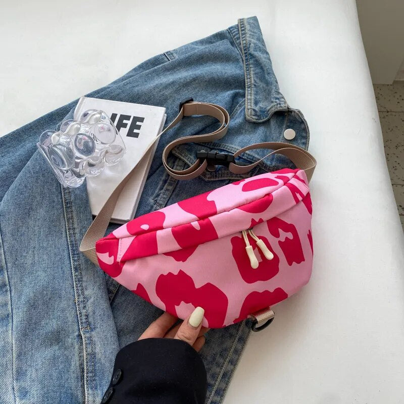 Sac Banane Urbain Motif Zèbre Tendance