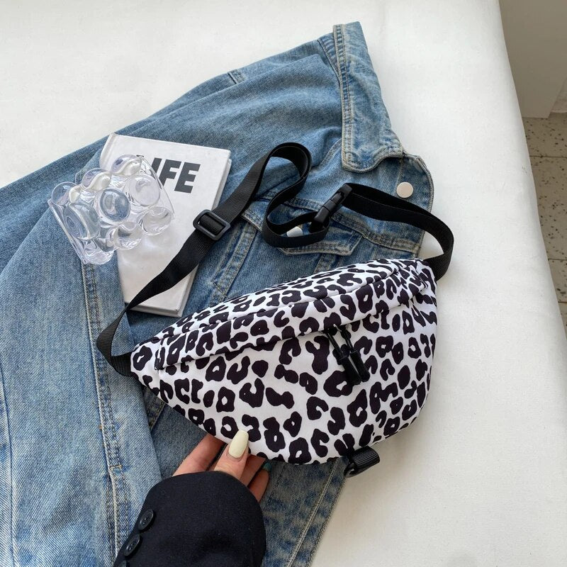Sac Banane Urbain Motif Zèbre Tendance