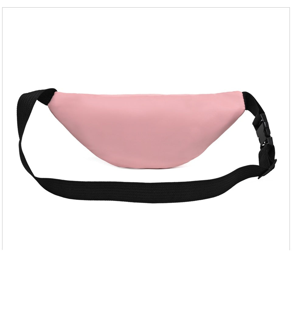 Sac Banane Rose Matelassé Élégant Léger