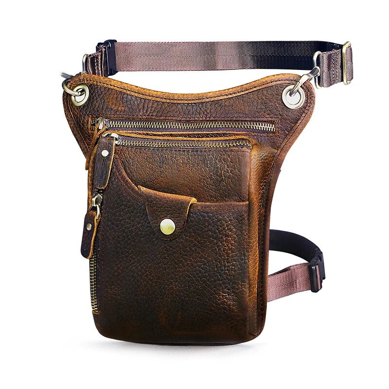 Sacoche Banane Cuir Urbaine Multipoche