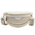 Découvrir le modèle Blanc Sac Banane Élégant Chaîne Dorée Urbain - modèle Blanc - Banane Avenue ™