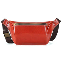 Découvrir le modèle Rouge Sac Banane Cuir Marron Élégant Unisexe - modèle Rouge - Banane Avenue ™