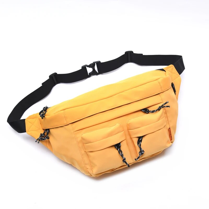 Sac Banane Urbain Turquoise Multi-Poches Pratique