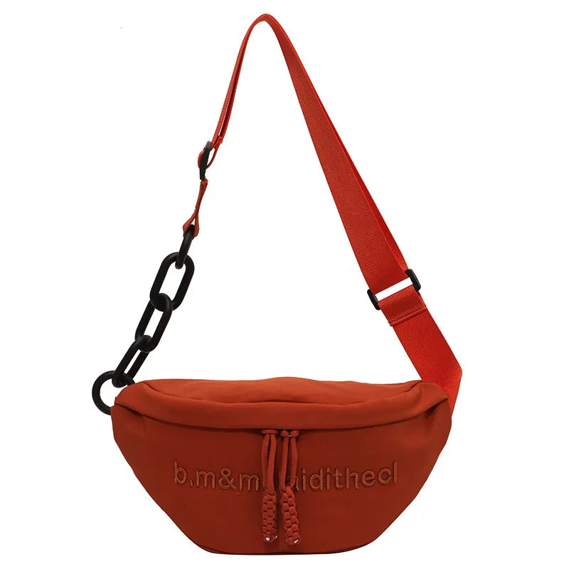 Sacoche Banane Urbaine Tendance Rouge