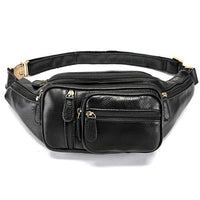 Découvrir le modèle Noir Sac Banane Élégant Cuir Marron Effet Croco - modèle Noir - Banane Avenue ™