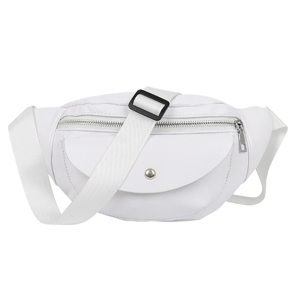 Sac Banane Urbain Blanc Tendance Unisexe