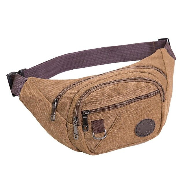 Sac Banane Urbain Multifonction en Toile
