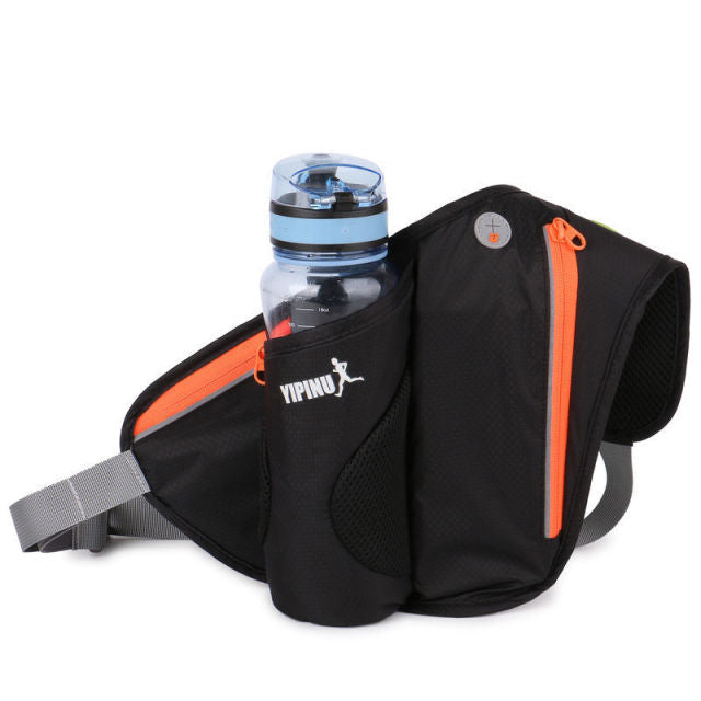 Sacoche Banane Sportive Porte-Bouteille Bleue