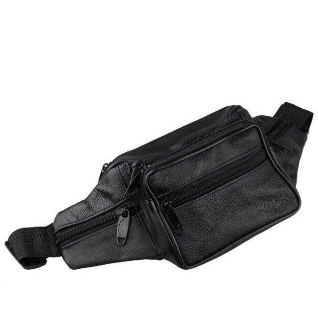 Sacoche Banane Cuir Brun Chic Pratique