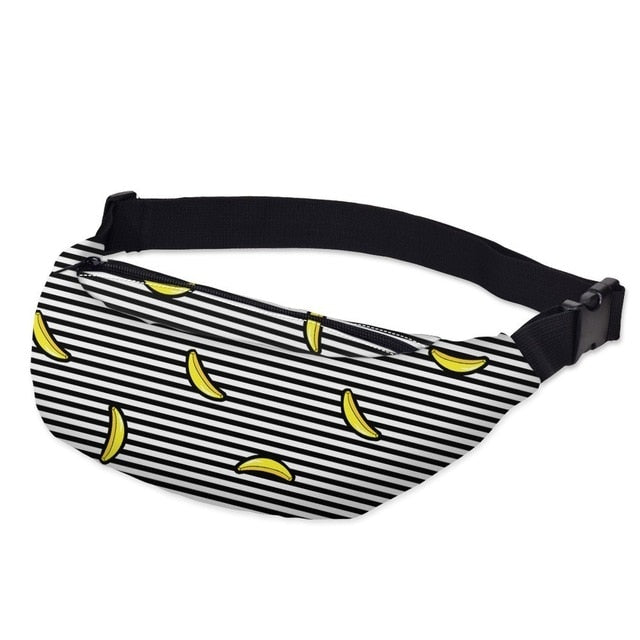 Sac Banane Urbain Bananes et Rayures