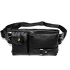 Ceinture Sacoche Banane Cuir Noir Tendance