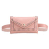 Sacoche Banane Rose Cloutée Élégante