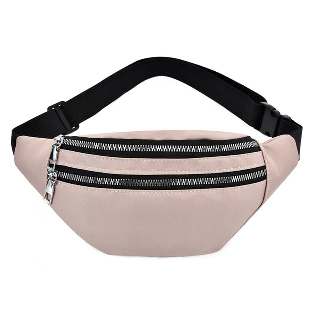 Sac Banane Urbain Noir Élégant Unisexe