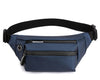 Sac Banane Urbain Bleu Élégant Multipoche