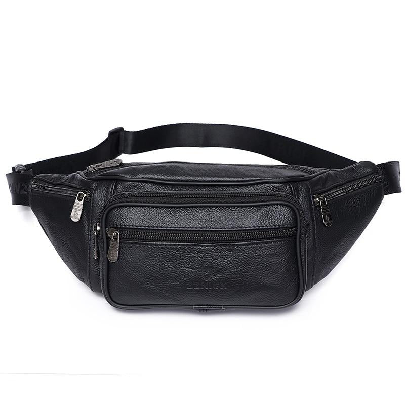 Sac Banane Cuir Marron Tendance Urbaine