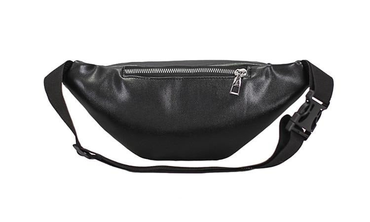 Sac Banane Urbain Simili Cuir Noir