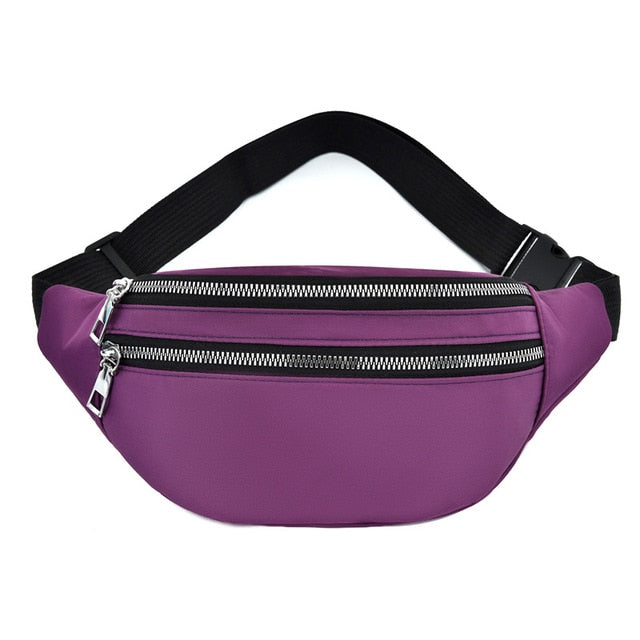Sac Banane Tendance Violet Urbain Unisexe