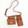 Sacoche Banane Cuir Marron Tendance