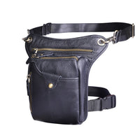 Découvrir le modèle Noir Sacoche Banane Cuir Vintage Urbaine - modèle Noir - Banane Avenue ™
