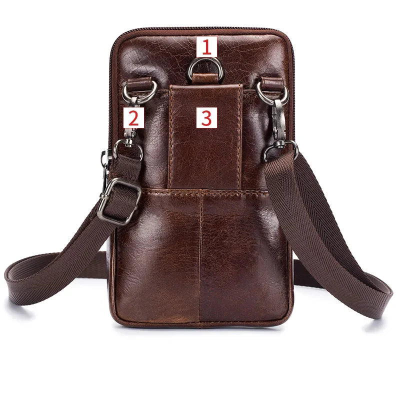 Sacoche bandoulière homme luxe pratique pour voyage et déplacements