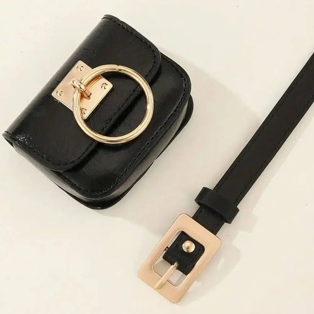 Sac Banane femme chic noir – pratique, mains libres pour le voyage et la randonnée