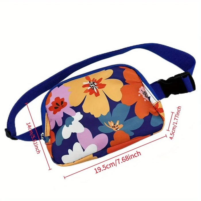 Sac Banane été en toile imprimée – pratique et robuste pour le voyage