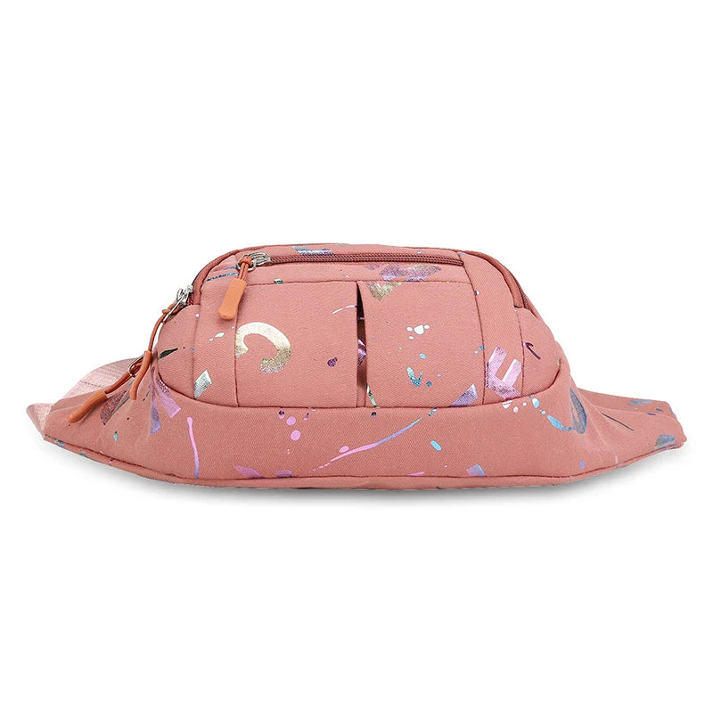 Sac Banane rose chic 2025 pour port mains libres en voyage