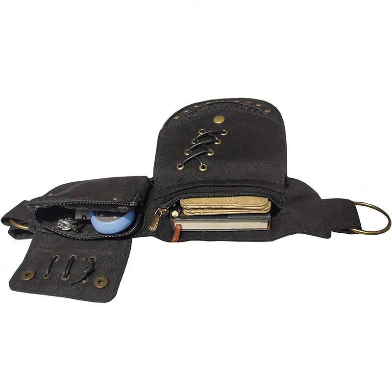 Sac de ceinture ethnique pratique et robuste pour voyage et randonnée