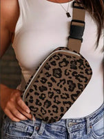 Sac Banane été en toile imprimée – pratique et robuste pour le voyage - modèle Leopard Print - Banane Avenue ™