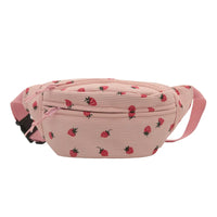 Sac Banane doux Fraise d'été pour voyages mains libres - modèle pink - Banane Avenue ™