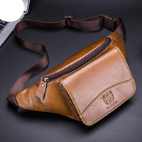 Sac Banane Homme Luxe Marron, Pratique pour le Voyage - modèle brown - Banane Avenue ™