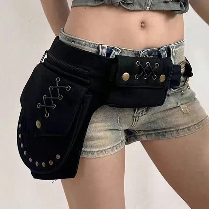 Sac de ceinture ethnique pratique et robuste pour voyage et randonnée