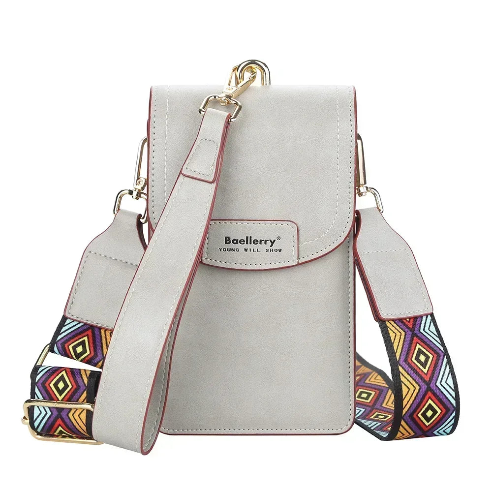 Sacoche Bandoulière rose pratique pour voyager mains libres