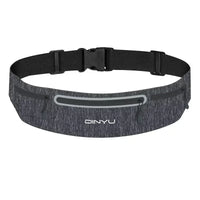 Sac Banane plat de sport femme 2025 – discret et pratique en voyage - modèle Black gray - Banane Avenue ™