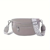 Sacoche bandoulière femme pour voyage, pratique et mains libres, gris
