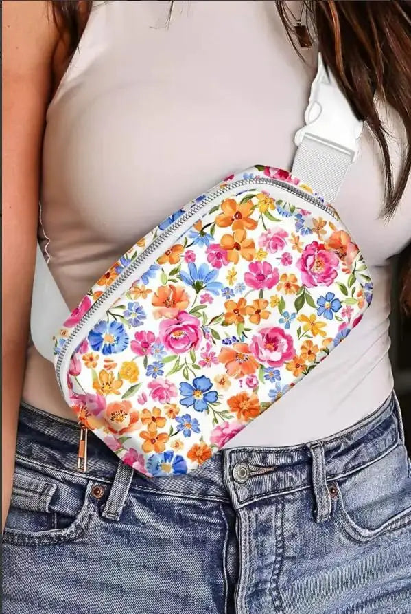 Sac Banane été en toile imprimée – pratique et robuste pour le voyage