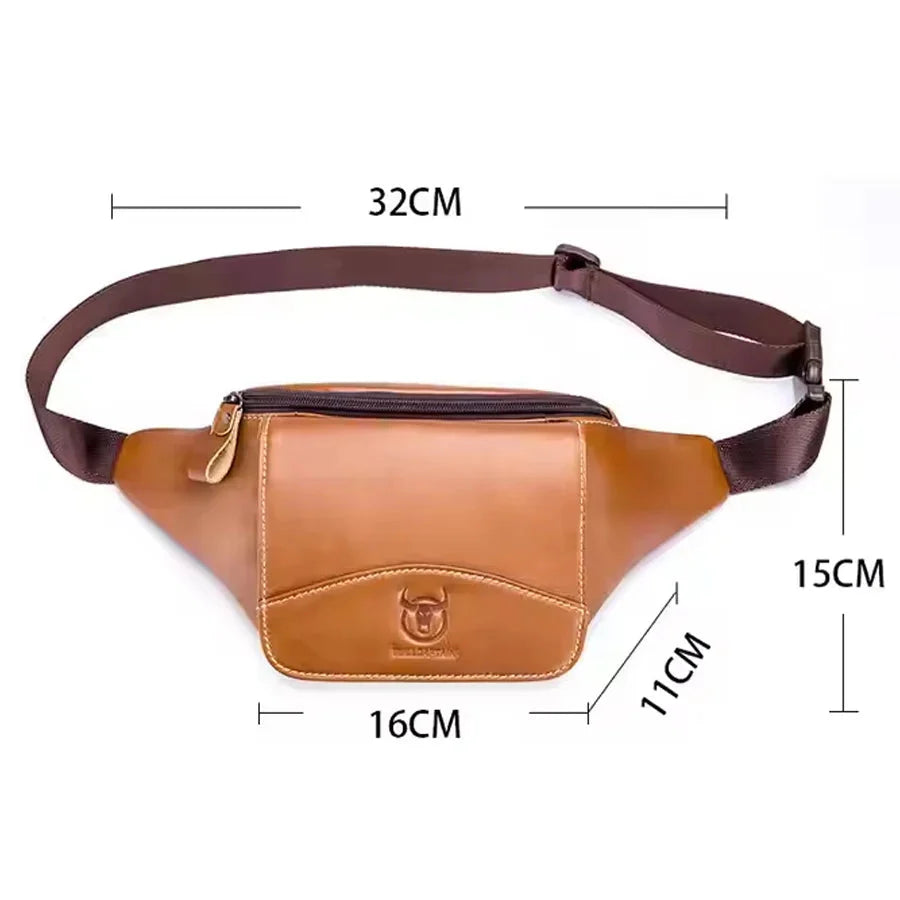 Sac Banane Homme Luxe Marron, Pratique pour le Voyage