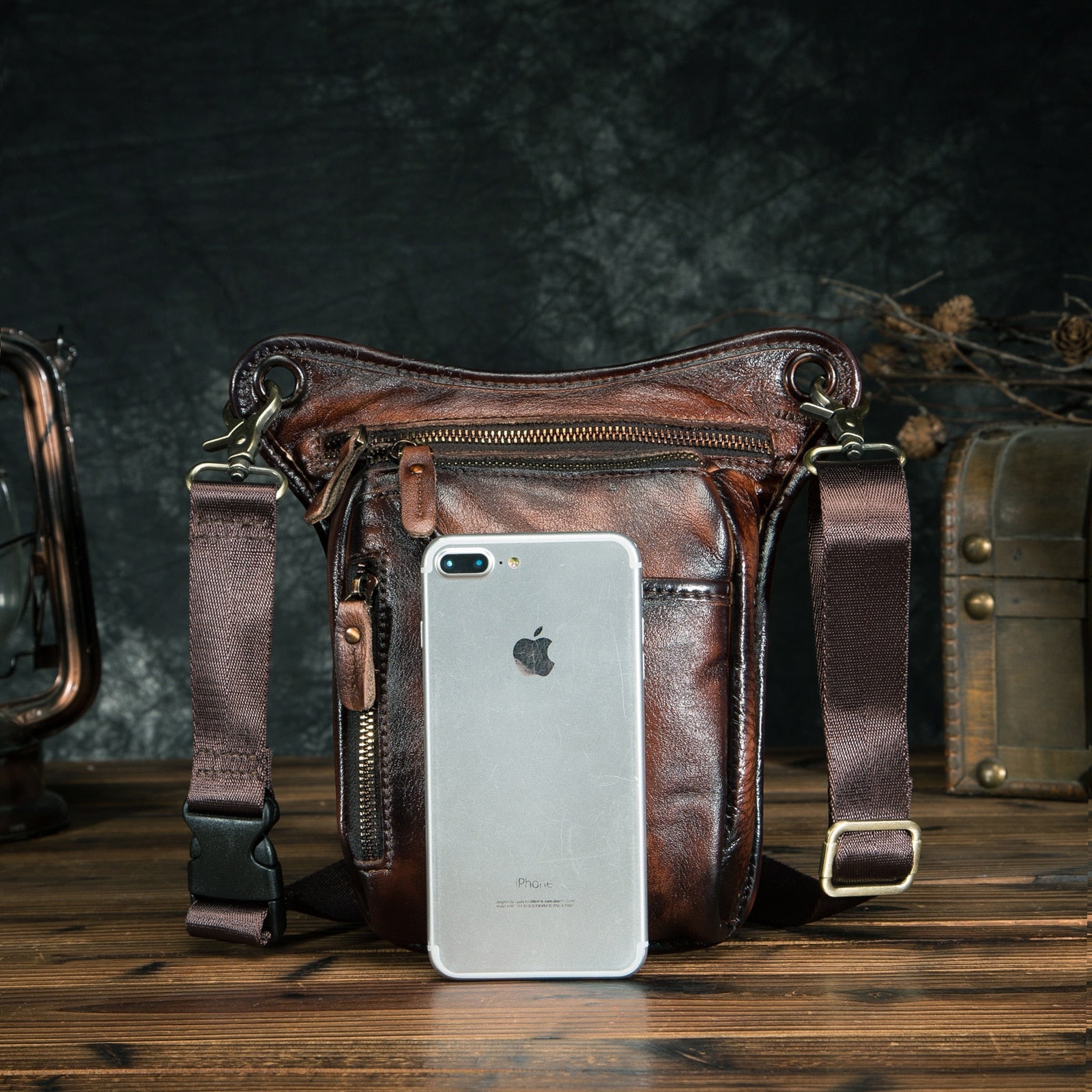 Sac Banane Sport en Cuir – Pratique et Robuste pour Moto et Vélo