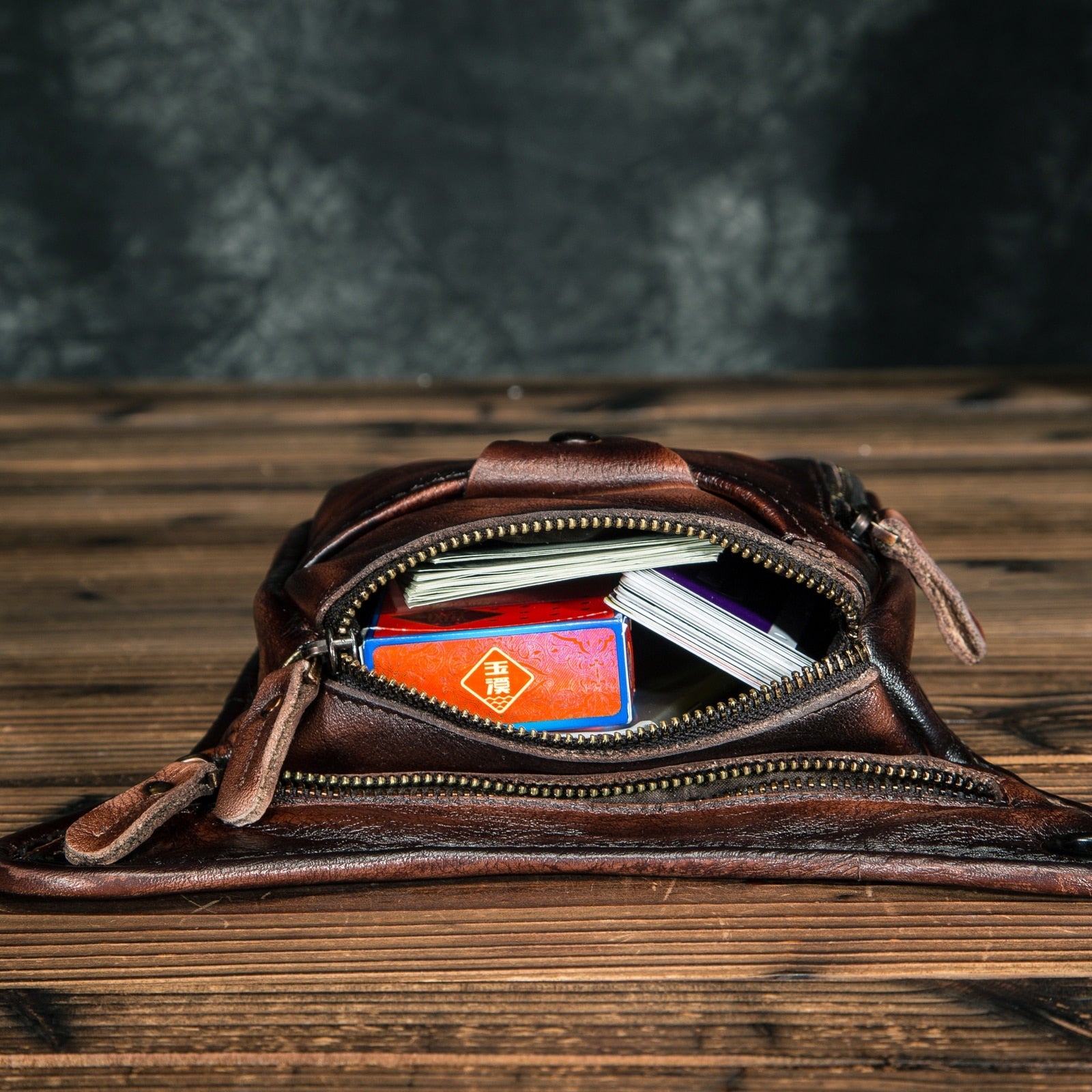 Sac Banane Sport en Cuir – Pratique et Robuste pour Moto et Vélo