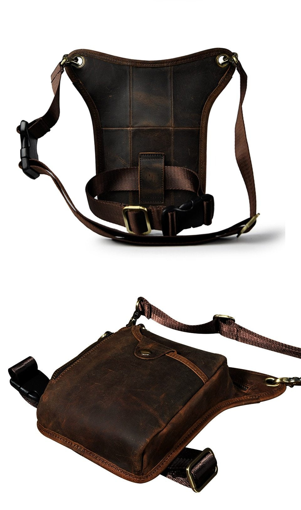 Sac Banane Sport en Cuir – Pratique et Robuste pour Moto et Vélo