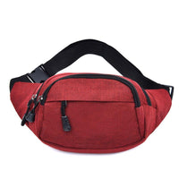 Sac Banane Urbain Denim Bleu Unisexe - modèle Rouge - Banane Avenue ™